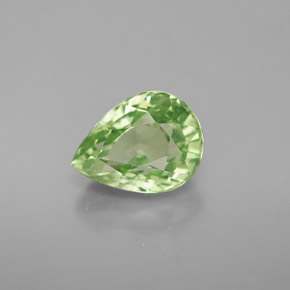 Granato tsavorite naturale verde da 2,74 ct, taglio a pera, VS