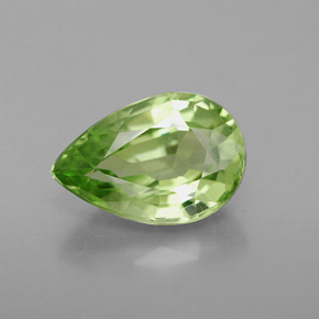 Granato Tsavorite Verde naturale da 2.88 ct, Forma a pera, VVS