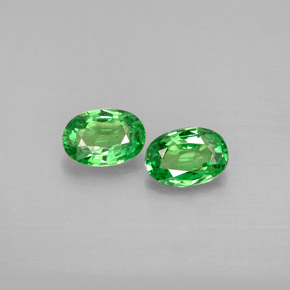Granato tsavorite naturale verde da  ct, taglio ovale, VS