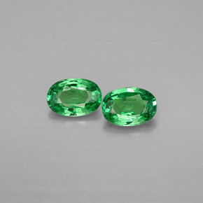 Granato tsavorite naturale verde da  ct, taglio ovale, VS-SI