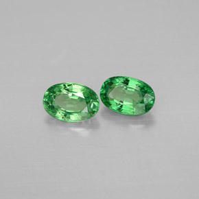 Granato tsavorite naturale verde da  ct, taglio ovale, VS-SI