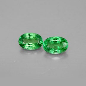 Granato tsavorite naturale verde da  ct, taglio ovale, VS