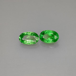 Granato tsavorite naturale verde da  ct, taglio ovale, SI
