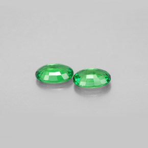 Granato tsavorite naturale verde da  ct, taglio ovale, VS-SI