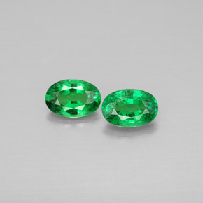 Granato tsavorite naturale verde da  ct, taglio ovale, VS