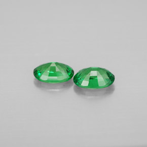 Granato tsavorite naturale verde da  ct, taglio ovale, VS