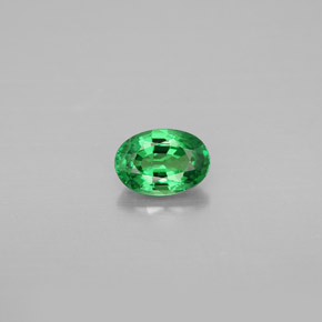 Granato Tsavorite Cromo verde naturale da 0.67 ct, Taglio ovale, SI