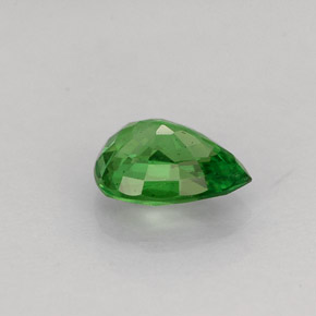 Granato tsavorite naturale verde da 0,70 ct, taglio a pera, SI