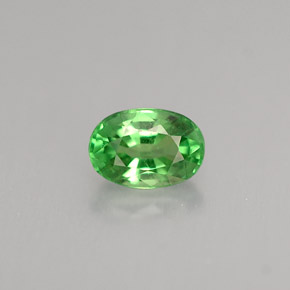 Granato tsavorite cromo verde naturale da 0,68 ct, taglio ovale, SI