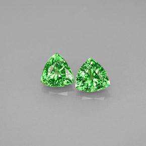 Granato tsavorite naturale verde da  ct, trillion, VS-SI