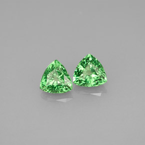 Granato tsavorite naturale verde da  ct, trillion, VS-SI