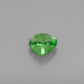 Granato tsavorite naturale verde da 0,47 ct, trillion, VS