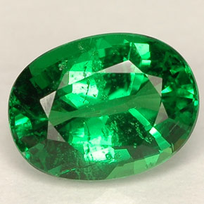 Granato tsavorite naturale verde da 2,08 ct, taglio ovale, VS-SI