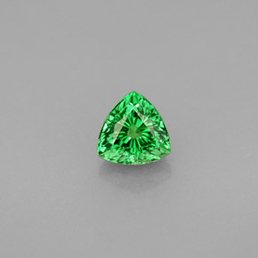 Granato Tsavorite Cromo verde naturale da 0.63 ct, Taglio trillion, SI