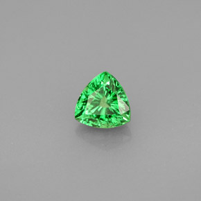 Granato Tsavorite Cromo verde naturale da 0.63 ct, Taglio trillion, SI