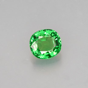 Granato tsavorite naturale verde da 0,59 ct, taglio a cuscino, VS