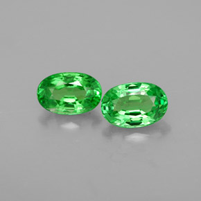Granato tsavorite naturale verde da  ct, taglio ovale, VS