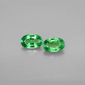 Granato tsavorite naturale verde da  ct, taglio ovale, VS