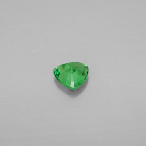Granato tsavorite naturale verde da 0,54 ct, trillion, VS