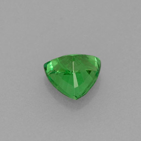 Granato tsavorite naturale verde da 0,55 ct, trillion, VS