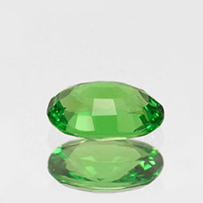 Granato tsavorite naturale verde da 0,53 ct, taglio ovale, VVS