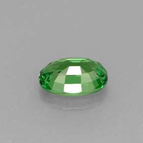 Granato Tsavorite Cromo verde naturale da 0.61 ct, Taglio ovale, VVS-VS
