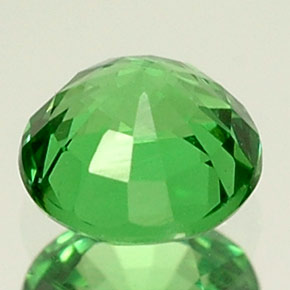 Granato Tsavorite Verde chiaro naturale da 0.39 ct, Taglio rotondo, VVS-VS