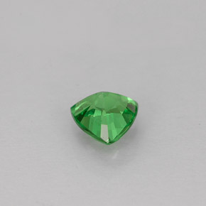 Granato tsavorite naturale verde da 0,41 ct, trillion, VS
