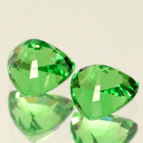 Granato tsavorite naturale verde da  ct, trillion, VS