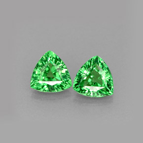 Granato tsavorite naturale verde da  ct, trillion, VS-SI