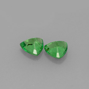Granato tsavorite naturale verde da  ct, trillion, VS-SI