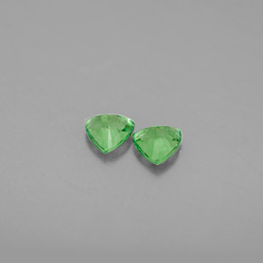 Granato tsavorite naturale verde da  ct, trillion, VS