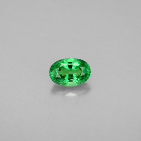 Granato tsavorite naturale verde da 0,71 ct, taglio ovale, VS
