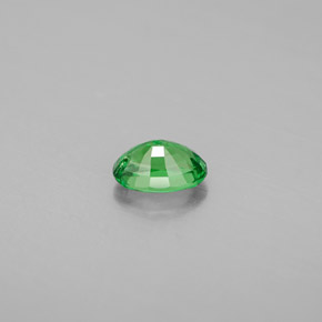 Granato tsavorite naturale verde da 0,71 ct, taglio ovale, VS