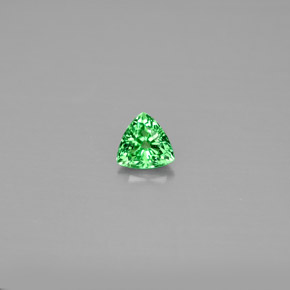 Granato Tsavorite Cromo verde naturale da 0.39 ct, Taglio trillion, VS