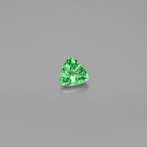 Granato Tsavorite Cromo verde naturale da 0.39 ct, Taglio trillion, VS