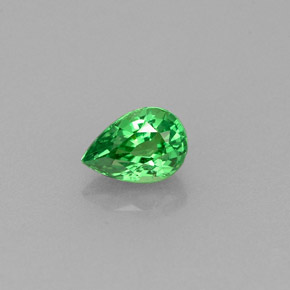 Granato tsavorite naturale verde da 0,46 ct, taglio a pera, VVS-VS