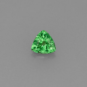 Granato Tsavorite Cromo verde naturale da 0.28 ct, Taglio trillion, VS