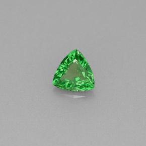 Granato Tsavorite Cromo verde naturale da 0.43 ct, Taglio trillion, VS