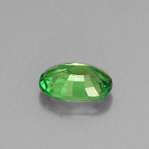 Granato tsavorite naturale verde da 0,64 ct, taglio ovale, VVS-VS
