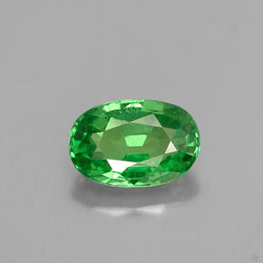 Granato tsavorite naturale verde da 0,65 ct, taglio ovale, VS