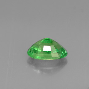 Granato tsavorite naturale verde da 0,57 ct, taglio ovale, VS-SI
