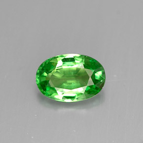 Granato tsavorite naturale verde da 0,54 ct, taglio ovale, VS