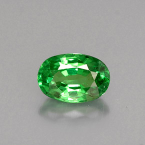 Granato tsavorite naturale verde da 0,61 ct, taglio ovale, VS