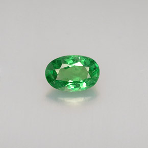 Granato tsavorite naturale verde da 0,56 ct, taglio ovale, VS