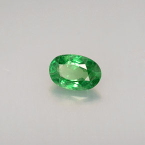 Granato tsavorite naturale verde da 0,56 ct, taglio ovale, VS