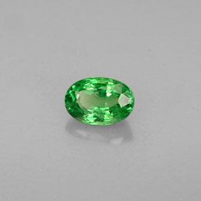 Granato tsavorite naturale verde da 0,68 ct, taglio ovale, VS