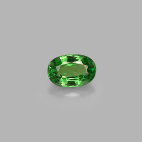 Granato tsavorite naturale verde da 0,58 ct, taglio ovale, VVS-VS
