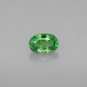 Granato tsavorite naturale verde da 0,63 ct, taglio ovale, SI