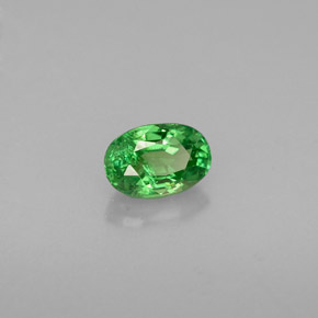 Granato tsavorite naturale verde da 0,63 ct, taglio ovale, SI